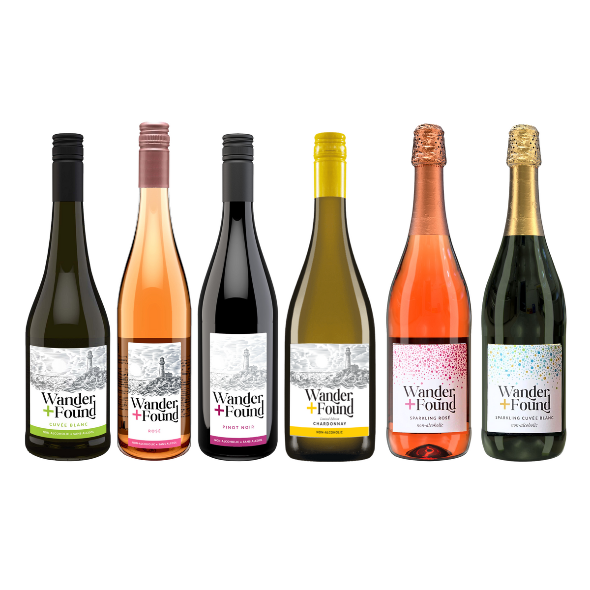 Wander + Found Non-Alcoholic Wines